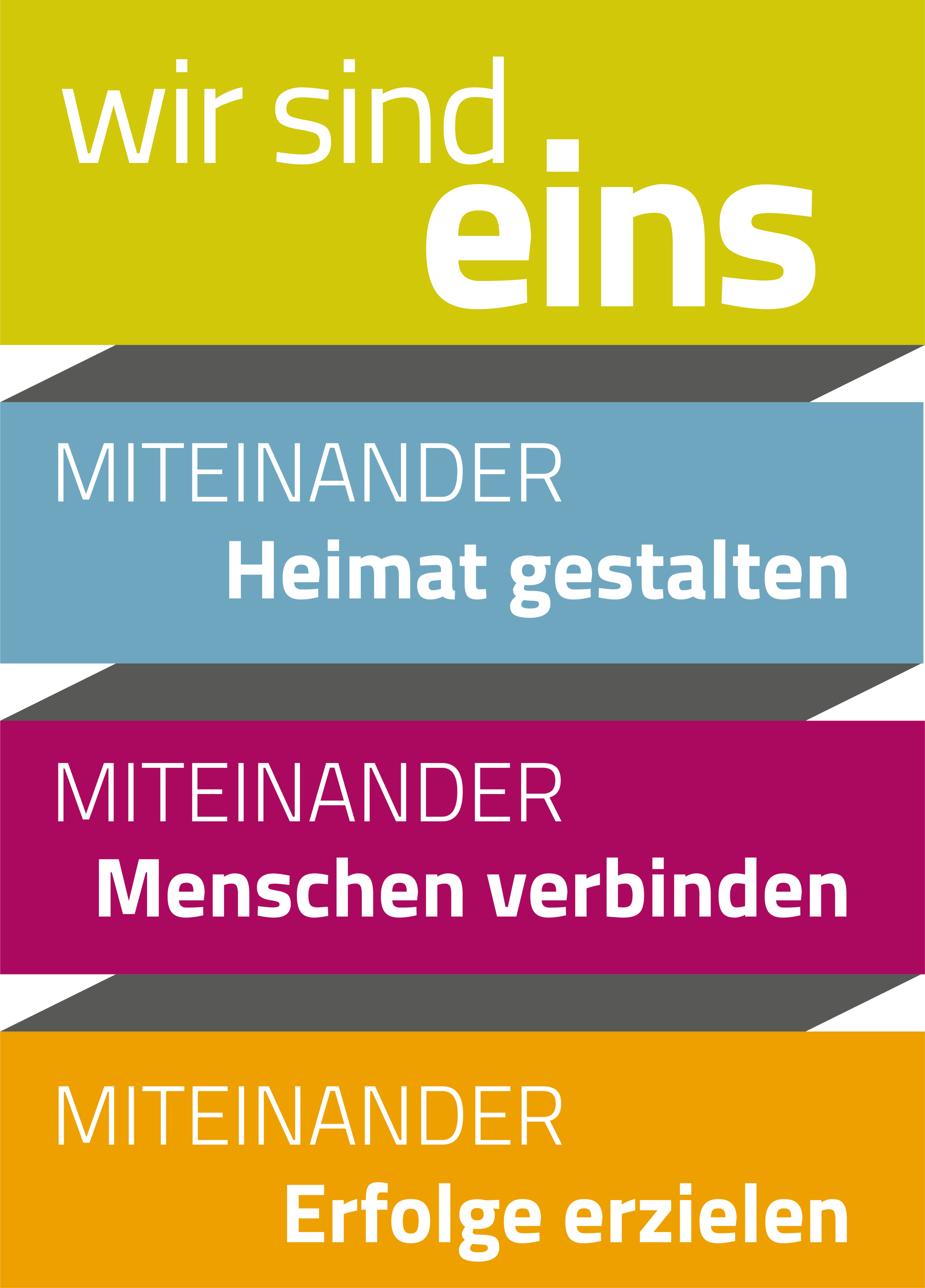 Grafik "wir sind eins"